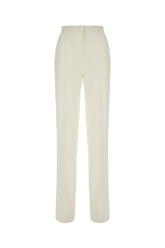 Ivory wool pants -  | Wise