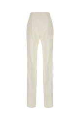 Ivory wool pants -  | Wise