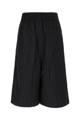 Embroidered cotton blend bermuda shorts -  | Wise