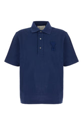 Blue piquet polo shirt -  | Wise