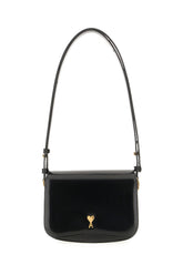 Black leather Paris Paris crossbody bag -  | Wise