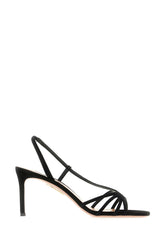 Black suede Talk To Me sandals -  | Wise