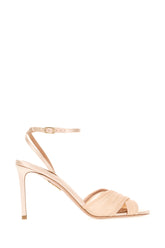 Scarpe con tacco in raso rosa carne -  | Wise