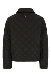 Black polyester padded jacket -  | Wise