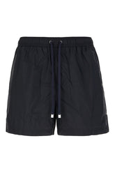 Midnight blue nylon swimming shorts -  | Wise