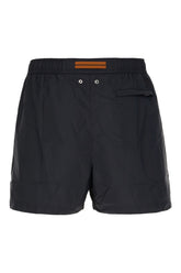 Midnight blue nylon swimming shorts -  | Wise