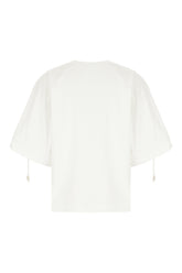 Blusa in misto nylon stretch bianco -  | Wise