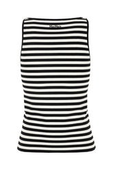 Two-tone viscose blend tank top -  | Wise