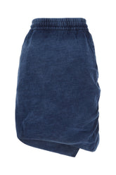 Denim blue cotton skirt -  | Wise