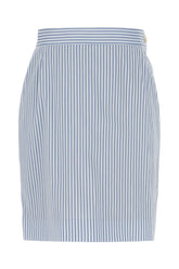 Printed stretch cotton blend skirt -  | Wise
