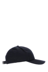 Midnight blue cotton baseball cap -  | Wise