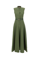Abito in popeline verde -  | Wise