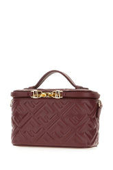 Plum leather Fendi Vanity handbag -  | Wise