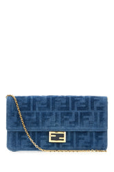 Blue leather Baguette wallet -  | Wise