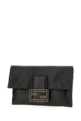 Busta Mamma Baguette in pelle nera -  | Wise