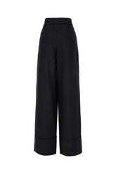 Pantalone in misto lana ricamata -  | Wise