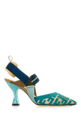 Scarpe con tacco Colibrì multicolor in rete e tessuto -  | Wise