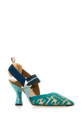 Scarpe con tacco Colibrì multicolor in rete e tessuto -  | Wise