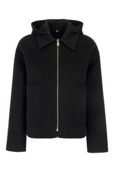 Cappotto reversibile in misto lana nera -  | Wise