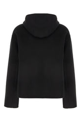 Cappotto reversibile in misto lana nera -  | Wise
