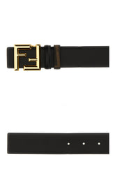 Black leather reversible belt -  | Wise