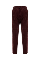 Pantalone in velluto a coste bordeaux -  | Wise