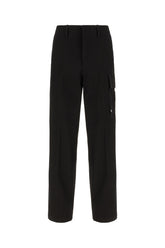 Black stretch cotton pants -  | Wise