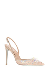 Embellished lace Cinderella pumps -  | Wise
