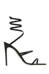 Black leather Cleo sandals -  | Wise