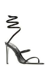 Black leather Cleo sandals -  | Wise