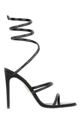 Decorated satin Cleo sandals -  | Wise