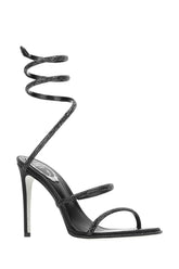 Decorated satin Cleo sandals -  | Wise