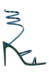 Decorated satin Cleo sandals -  | Wise