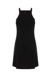 Black viscose blend dress -  | Wise