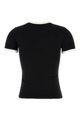 Black cotton t-shirt -  | Wise