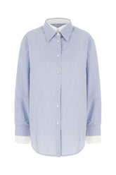 Light blue poplin shirt -  | Wise