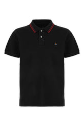 Black piquet polo shirt -  | Wise