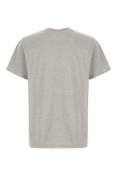 Melange grey cotton t-shirt -  | Wise