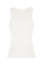 White stretch cotton top -  | Wise