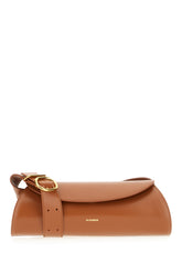Cognac leather small Cannolo shoulder bag -  | Wise