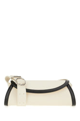 Two-tone leather small Cannolo shoulder bag -  | Wise