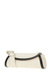 Two-tone leather small Cannolo shoulder bag -  | Wise