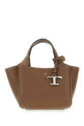 Chocolate leather handbag -  | Wise