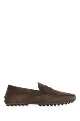 Chocolate suede Gommino loafers -  | Wise