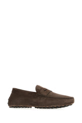 Chocolate suede Gommino loafers -  | Wise