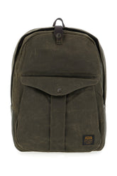 Olive green canvas backpack -  | Wise