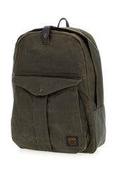 Olive green canvas backpack -  | Wise