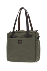 Olive green canvas shopping bag -  | Wise