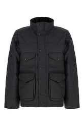 Midnight blue cotton down jacket -  | Wise