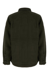 Giubbino in cotone verde scuro -  | Wise